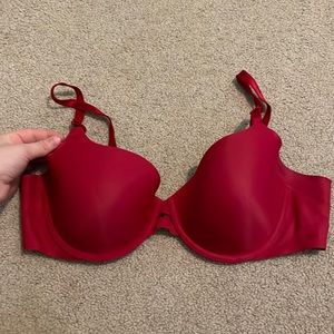 red 38B bra